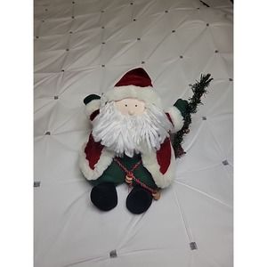 Vintage MTY Sitting Santa Plush~GUC